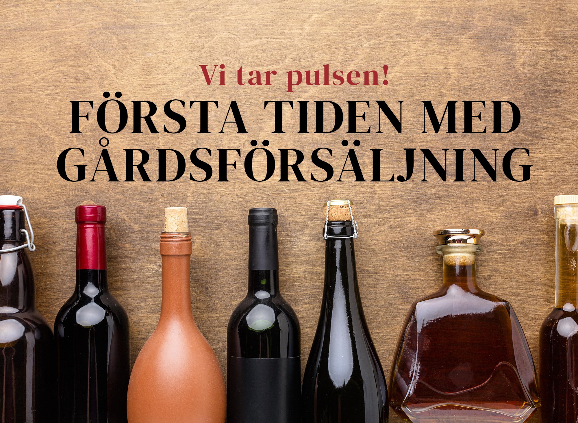 Första tiden med gårdsförsäljning