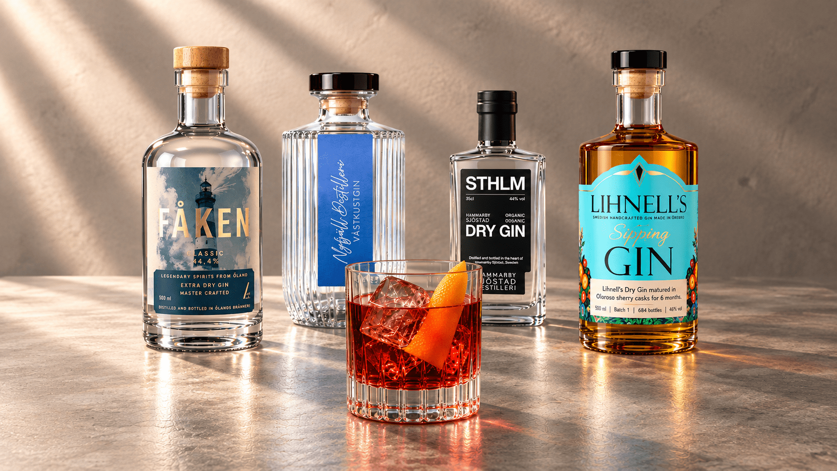 Svenska hantverksgin till Negroni Week – enligt De Snackar Alkohol